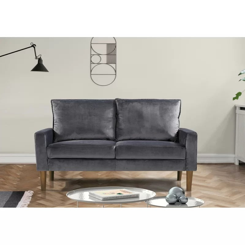 Loveseat: 53'' Velvet