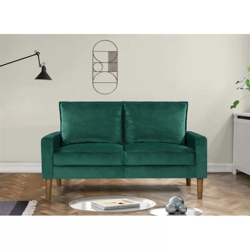 Loveseat: 53'' Velvet