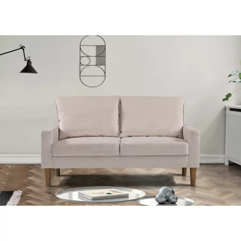 Loveseat: 53'' Velvet