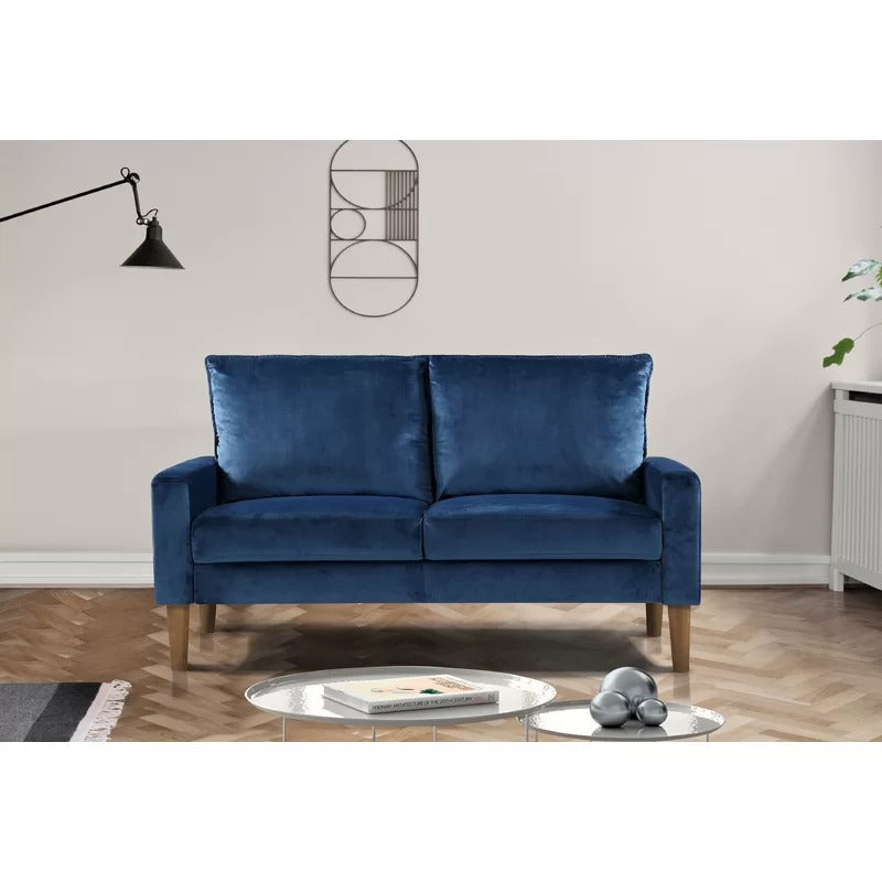 Loveseat: 53'' Velvet