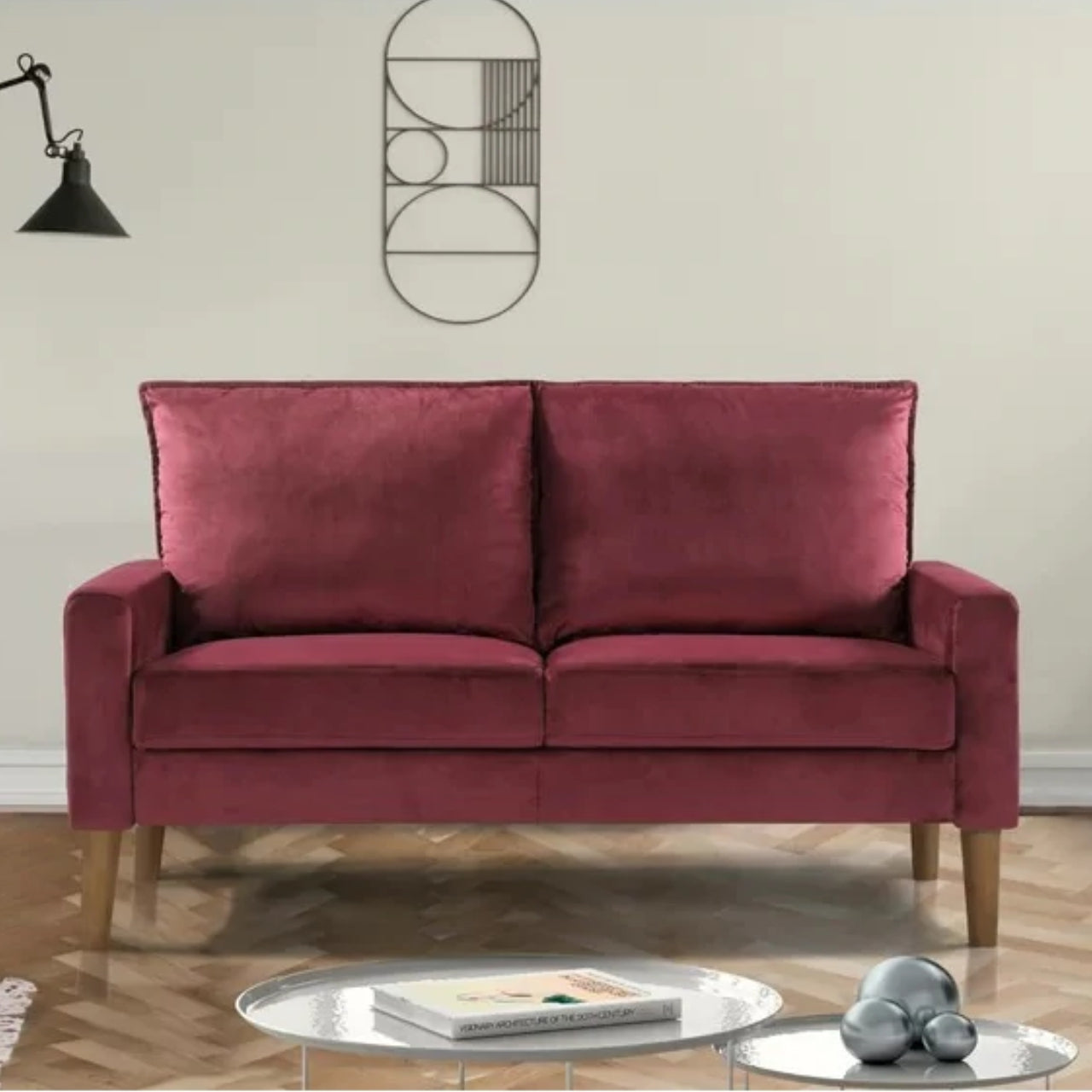 Loveseat 53'' Velvet