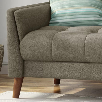 Loveseat: 54'' Square Arm Loveseat Sofa
