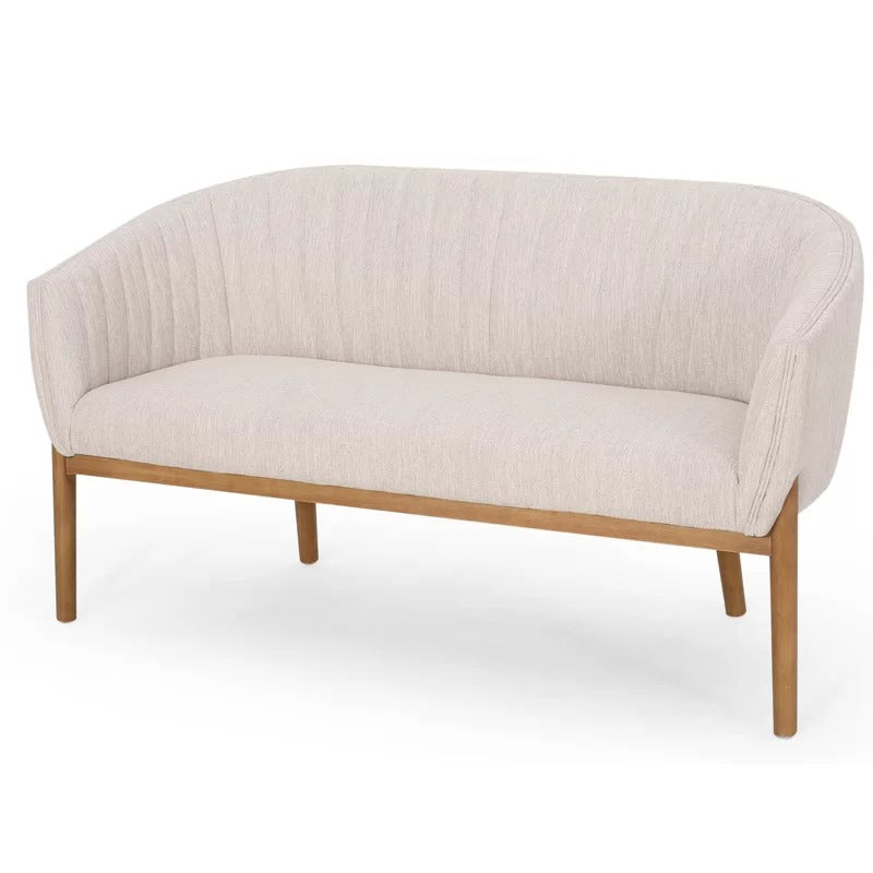 Loveseat:  55'' Recessed Arm Loveseat Sofa