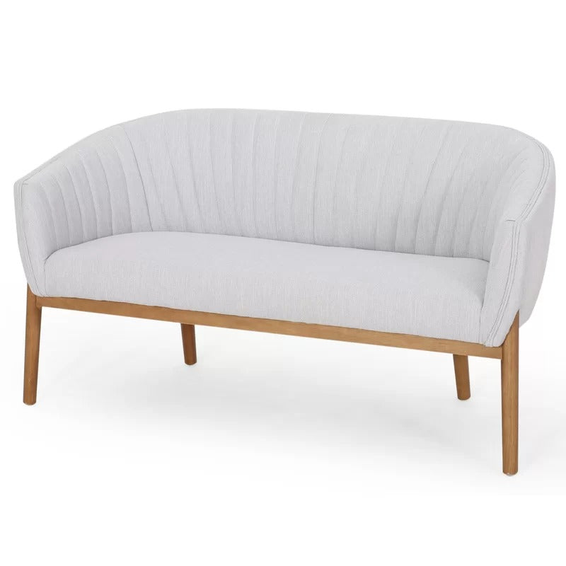 Loveseat:  55'' Recessed Arm Loveseat Sofa