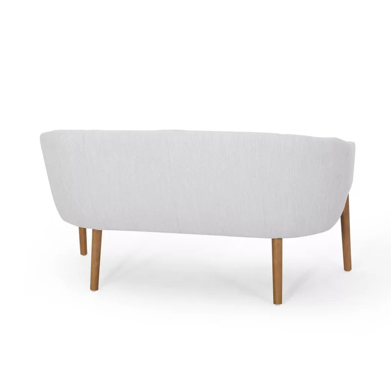 Loveseat:  55'' Recessed Arm Loveseat Sofa