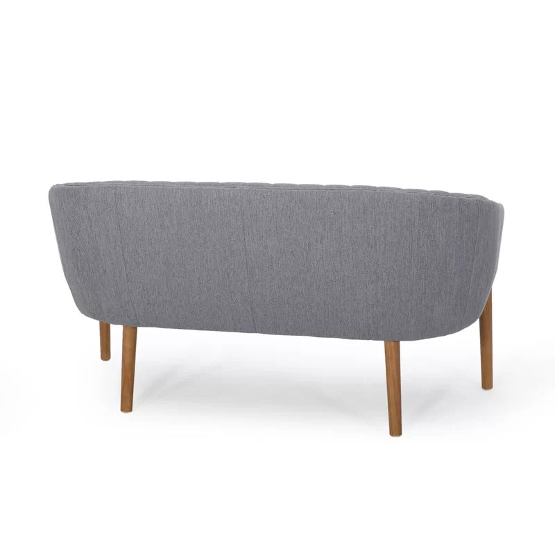 Loveseat:  55'' Recessed Arm Loveseat Sofa