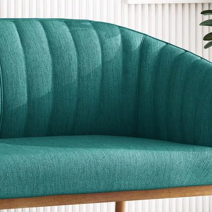 Loveseat:  55'' Recessed Arm Loveseat Sofa