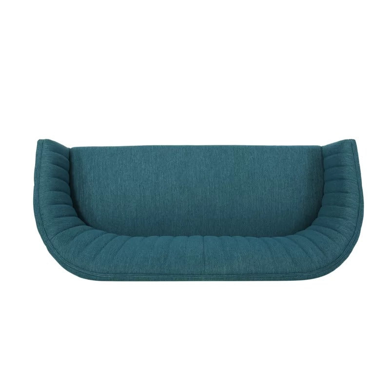 Loveseat:  55'' Recessed Arm Loveseat Sofa