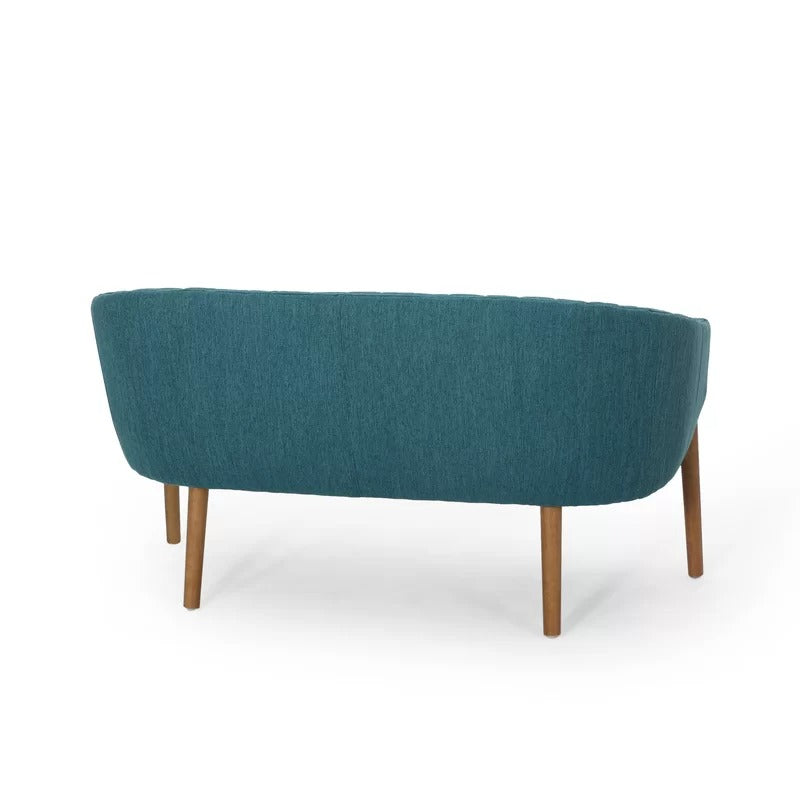 Loveseat:  55'' Recessed Arm Loveseat Sofa