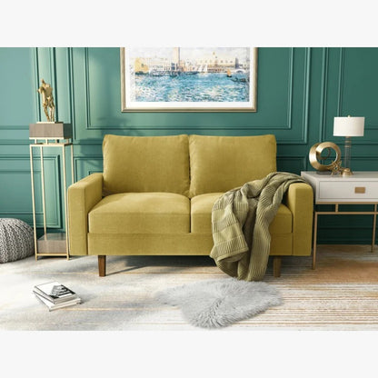 Loveseat:  57.9'' Square Arm Loveseat Sofa