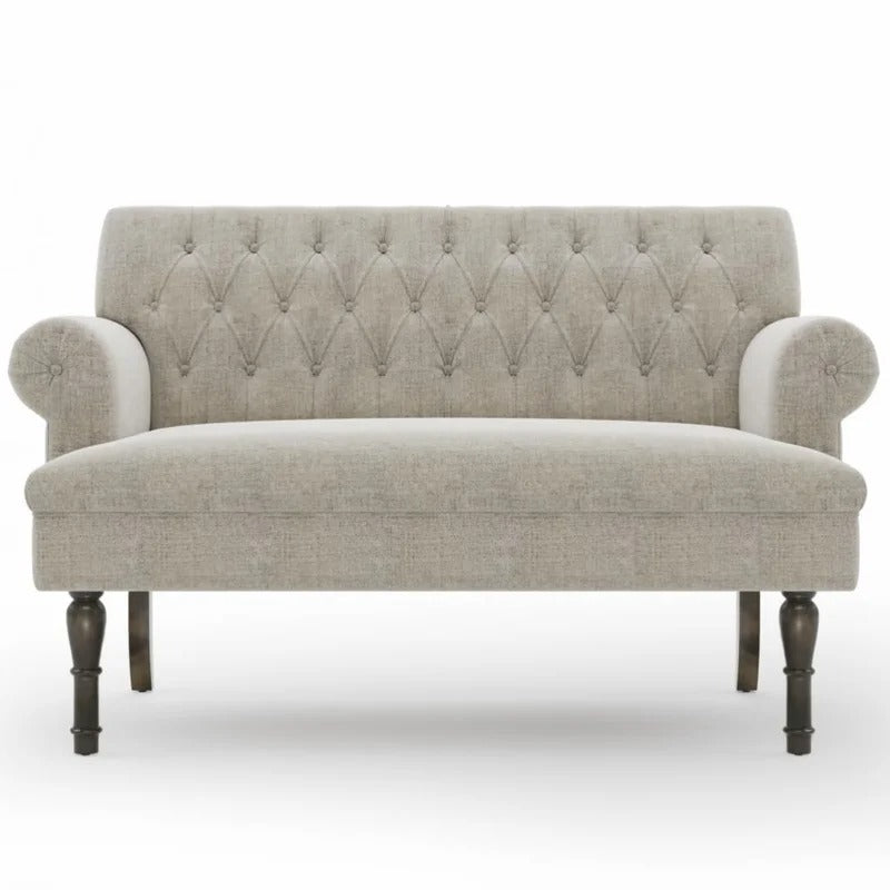 Loveseat: 58.27'' Rolled Arm Loveseat Sofa