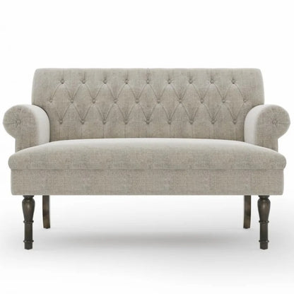 Loveseat: 58.27'' Rolled Arm Loveseat Sofa