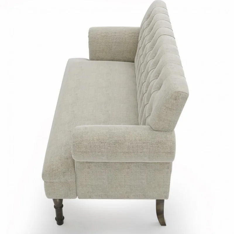 Loveseat: 58.27'' Rolled Arm Loveseat Sofa