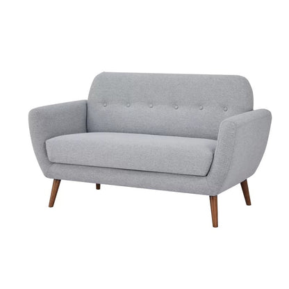 Loveseat: 58'' Round Arm Loveseat Sofa