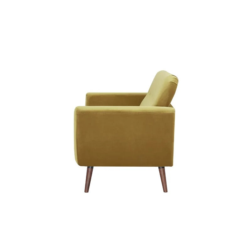 Loveseat: 58'' Round Arm Loveseat Sofa