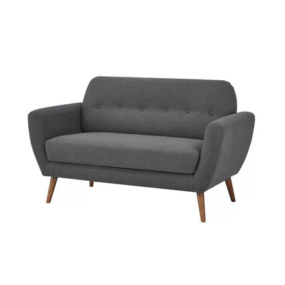 Loveseat: 58'' Round Arm Loveseat Sofa