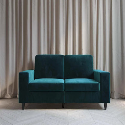 Loveseat: 60'' Square Arm Loveseat Sofa