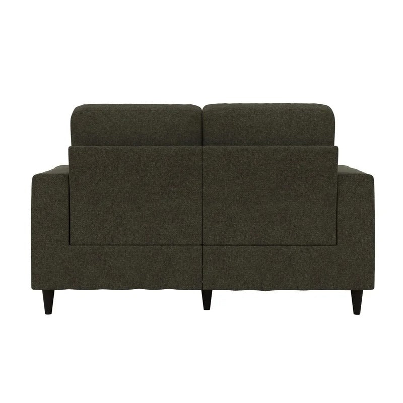 Loveseat: 60'' Square Arm Loveseat Sofa