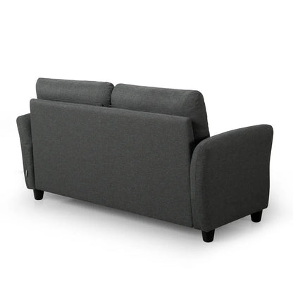 Loveseat: 62.2'' Flared Arm Loveseat Sofa
