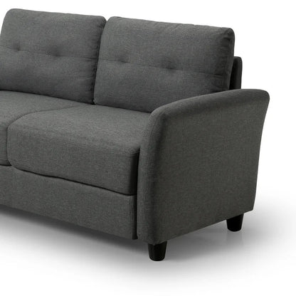 Loveseat: 62.2'' Flared Arm Loveseat Sofa