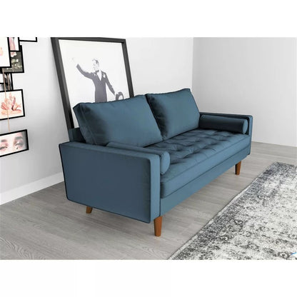 Loveseat: 69.68'' Velvet Square Arm Sofa