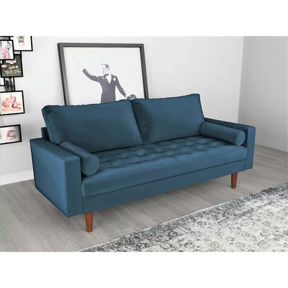 Loveseat: 69.68'' Velvet Square Arm Sofa