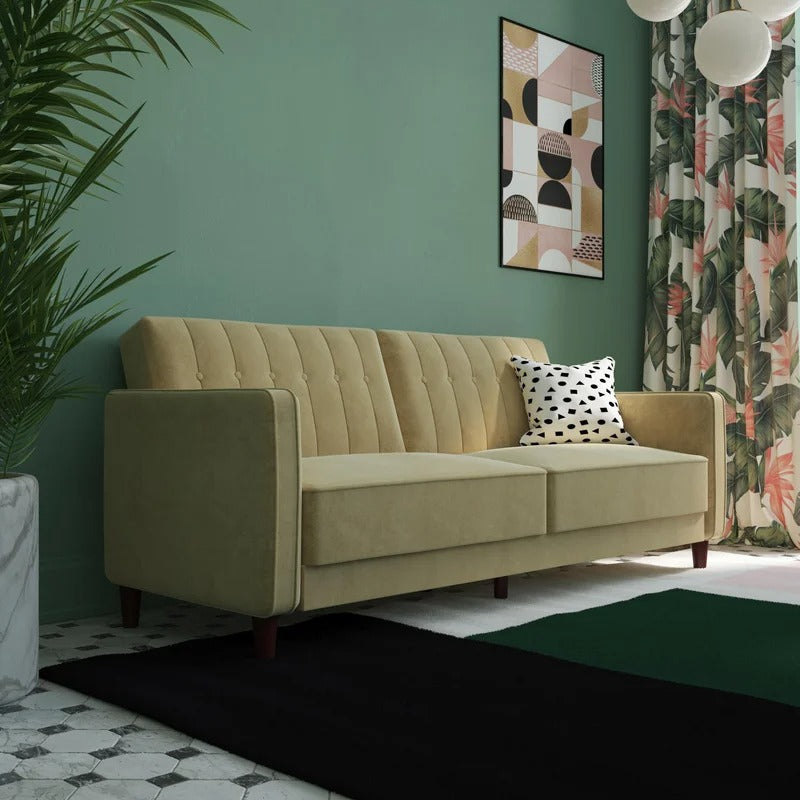 Loveseat: 81.5'' Square Arm Sleeper Sofa