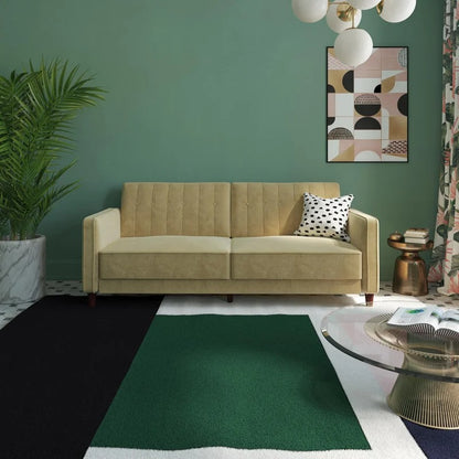 Loveseat: 81.5'' Square Arm Sleeper Sofa