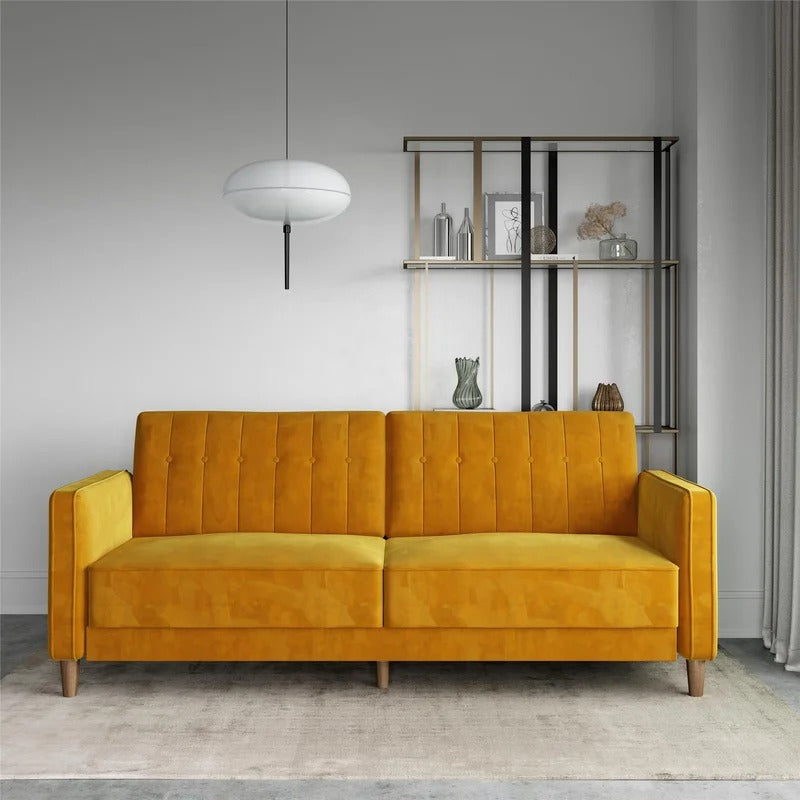 Loveseat: 81.5'' Square Arm Sleeper Sofa