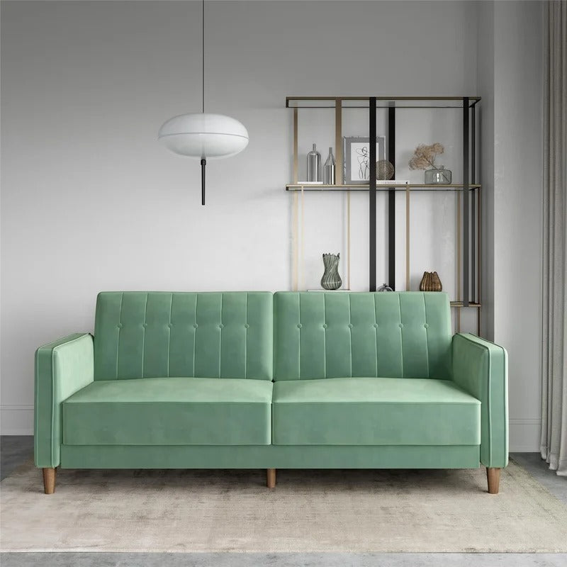 Loveseat: 81.5'' Square Arm Sleeper Sofa