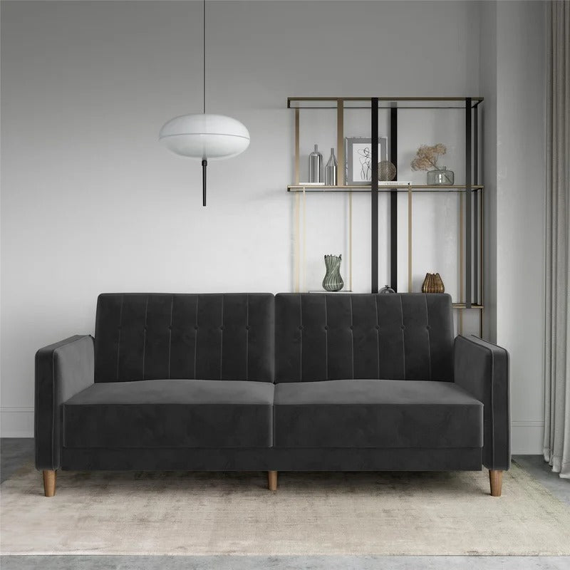 Loveseat: 81.5'' Square Arm Sleeper Sofa