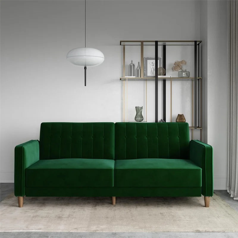 Loveseat: 81.5'' Square Arm Sleeper Sofa