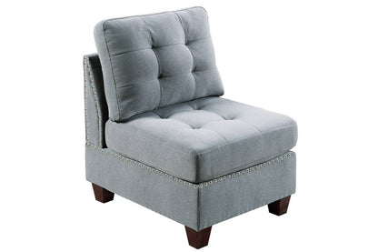 L shape Sofa Set : Tufted Seat 4 Seater Sofa Set