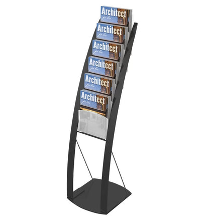 Magazine Racks: Contemporary Floor Display Stand
