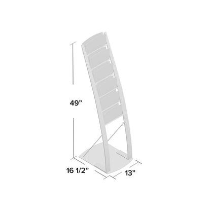 Magazine Racks: Contemporary Floor Display Stand