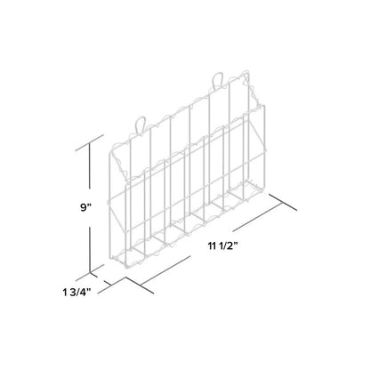 Magazine Racks: Cups Wall Mounted Iron Mail Magazine Rack