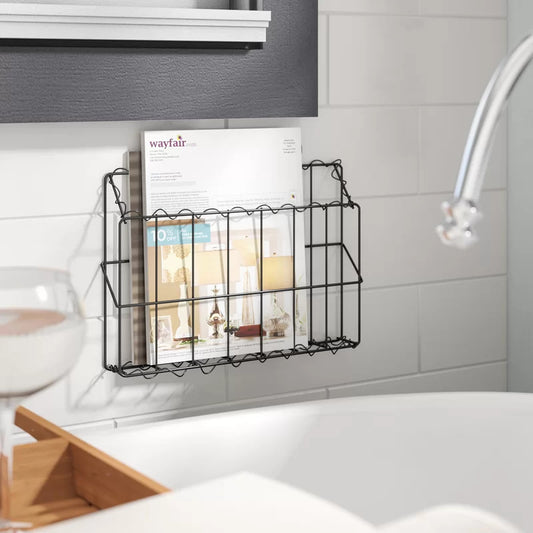 Magazine Racks: Cups Wall Mounted Iron Mail Magazine Rack