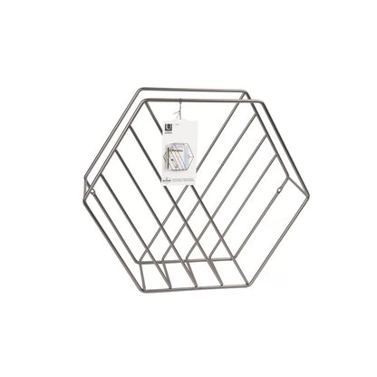 Magazine Racks: Hexagonal Shaped Magazine Rack