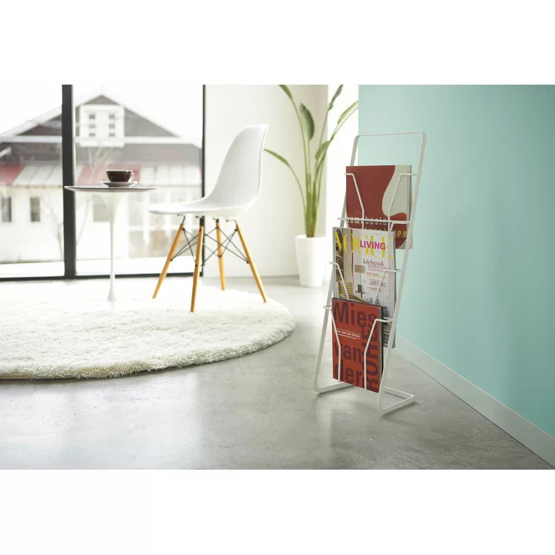 Magazine Racks: Metal Tower Magazine Rack