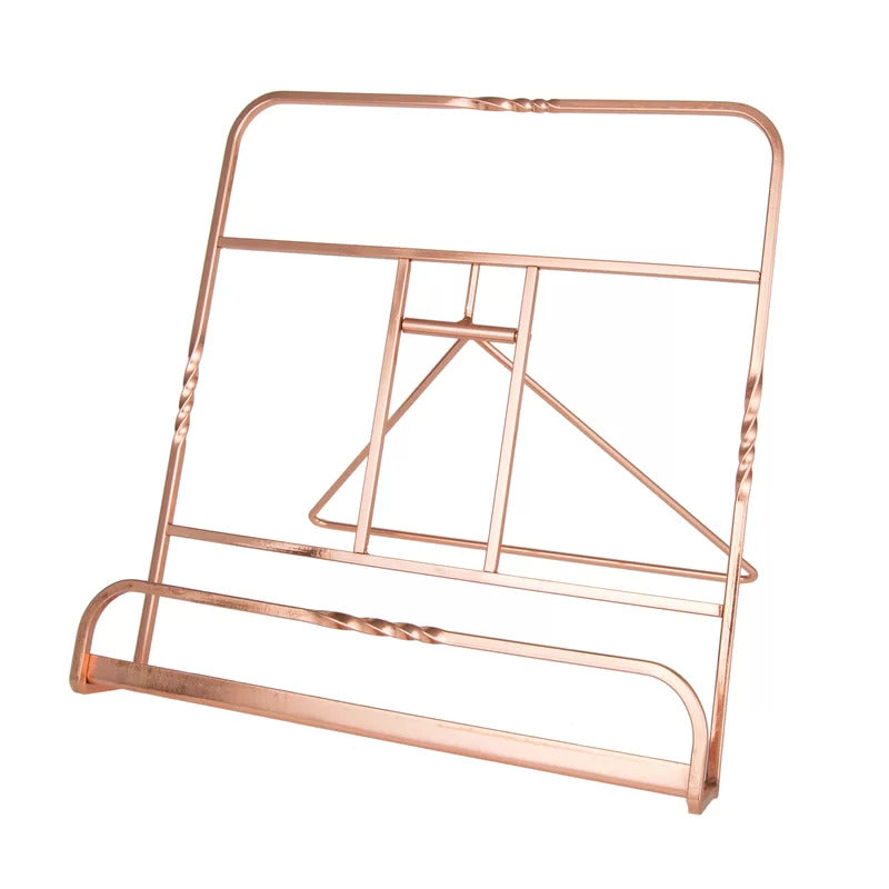 Magazine Racks: Plated Iron Cookbook Magazine Rack