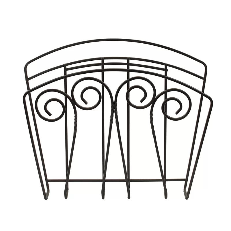 Magazine Racks: Scroll Wall Mount Magazine Rack