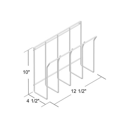 Magazine Racks: Wall Mount Wire Magazine/Newspaper Caddy