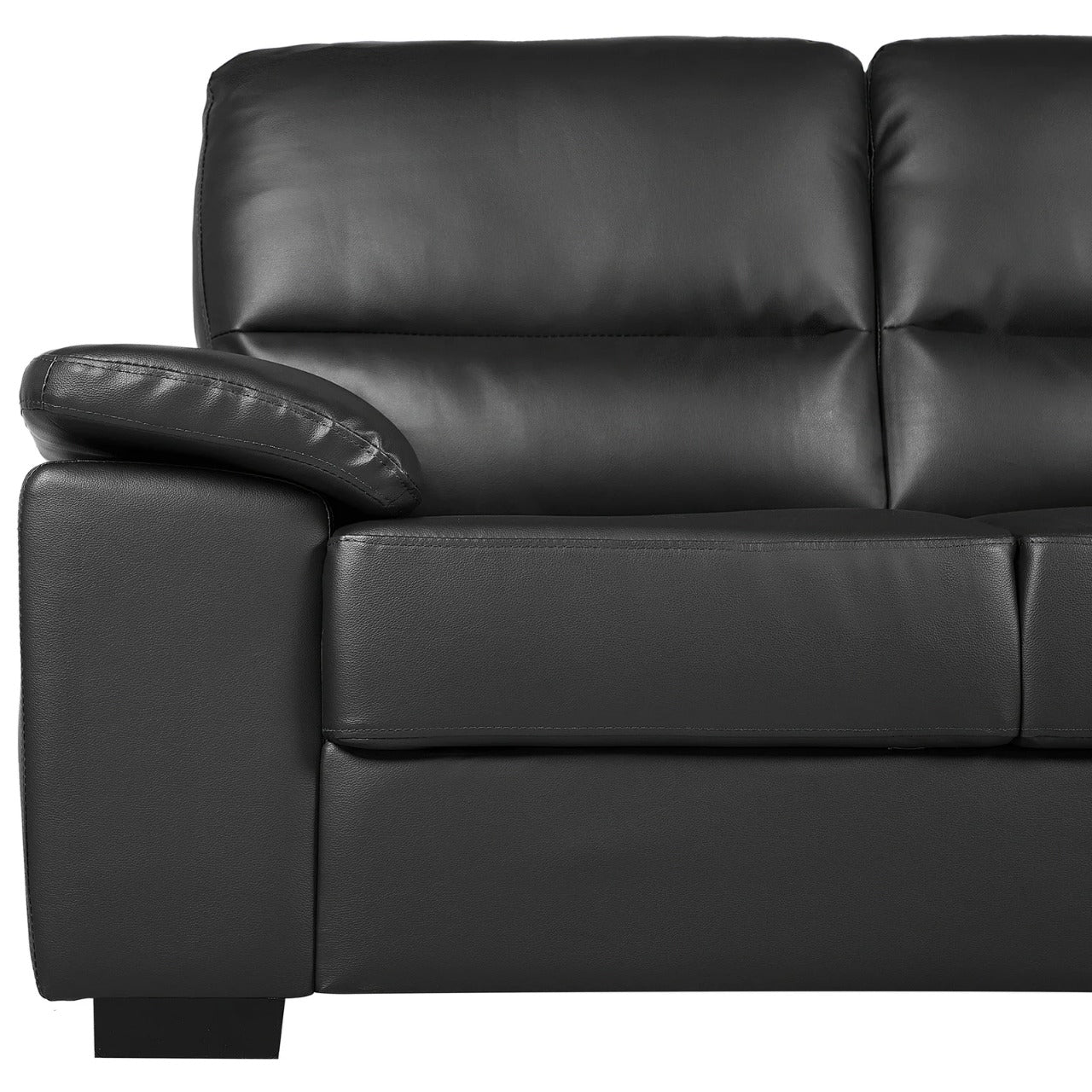 3 Seater Sofa:- Mahi Leatherette Office Sofa Set