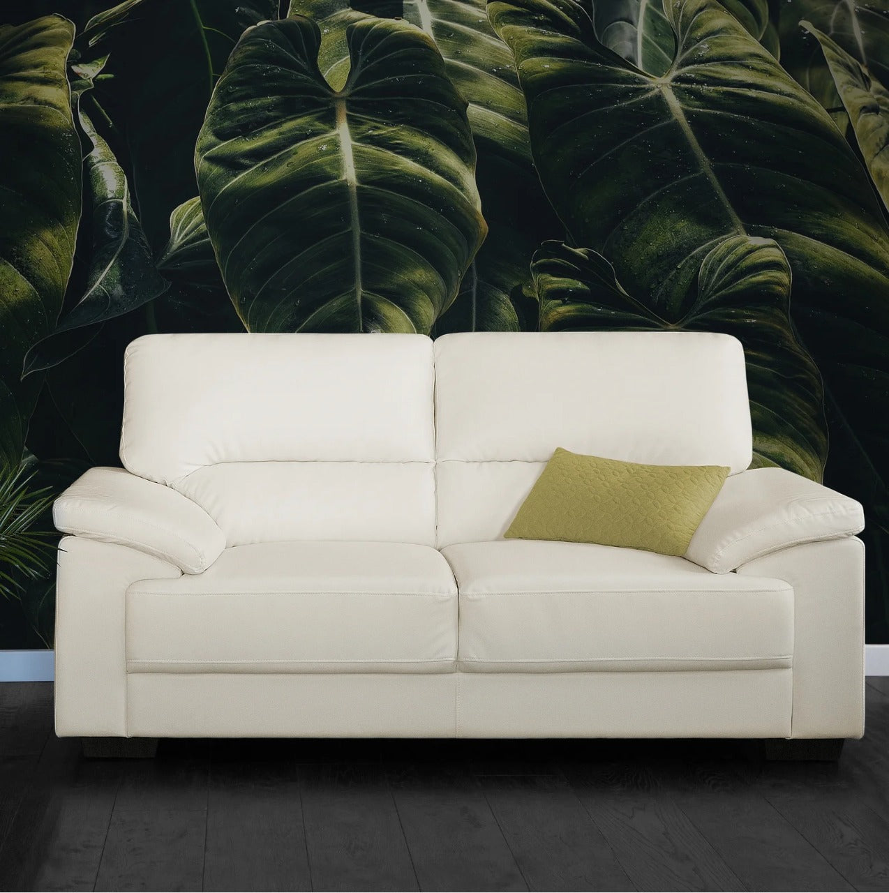 3 Seater Sofa:- Mahi Leatherette Office Sofa Set