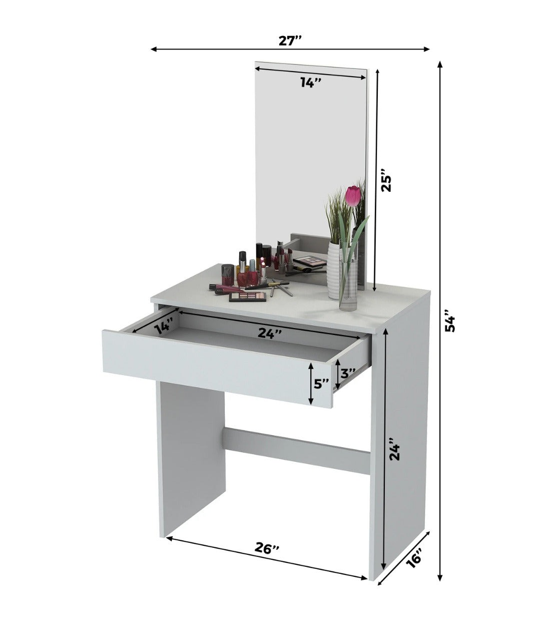 Makeup Vanity: Classic Vanity Dressing Table