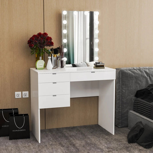 Makeup Vanity: Dressing Table with LED Lights