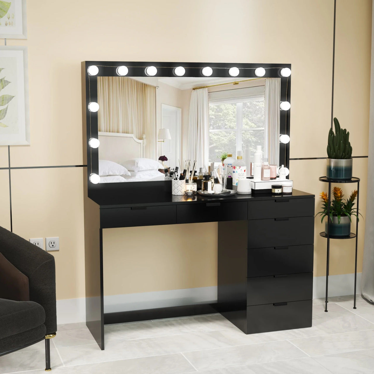 Makeup Vanity : Elly Vanity Dressing Table