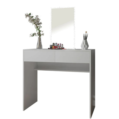 Makeup Vanity: Lita White Dressing Table With LED Lights