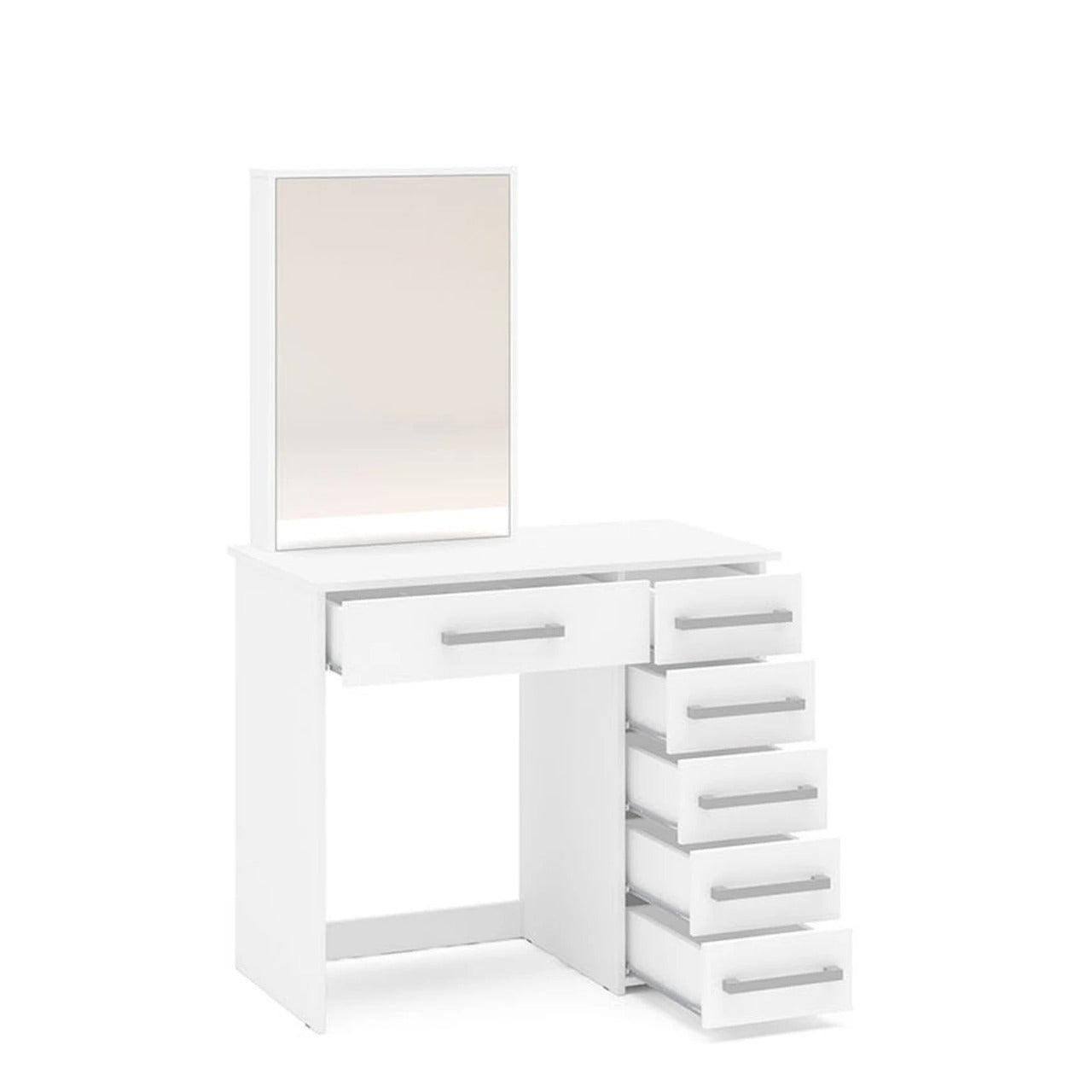 Makeup Vanity : Modern White Makeup Vanity