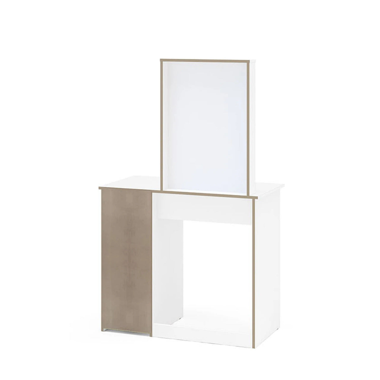 Makeup Vanity : Modern White Makeup Vanity